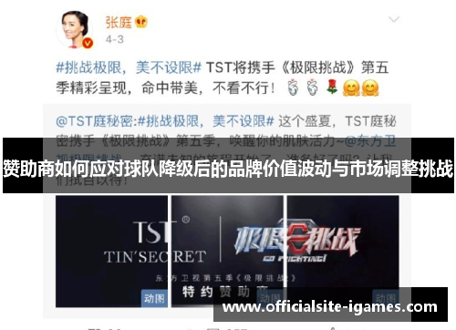 赞助商如何应对球队降级后的品牌价值波动与市场调整挑战