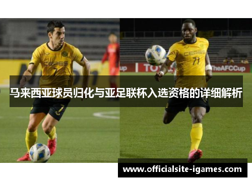 马来西亚球员归化与亚足联杯入选资格的详细解析