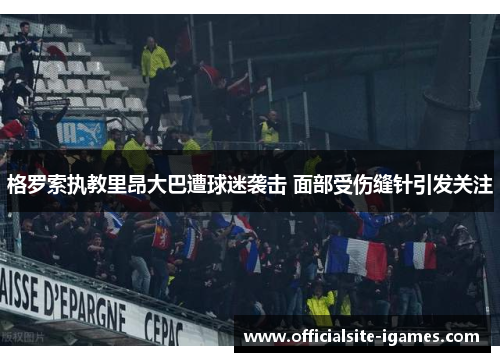 格罗索执教里昂大巴遭球迷袭击 面部受伤缝针引发关注